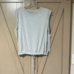 Women's Gray Sleeveless Top
